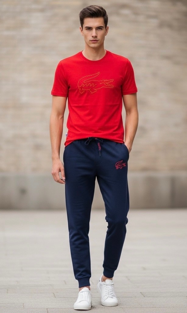 хлопковые спортивные брюки lacoste,спортивные брюки мужские,мужские спортивные штаны,брюки спортивные,мужские джоггеры