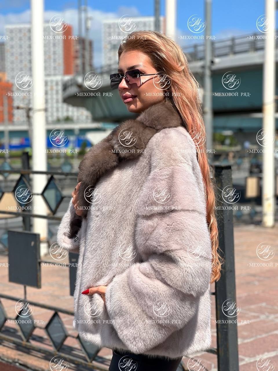 шубка из меха европейской норки,шуба из меха,меховой ряд-business,меховой жакет из норки,норковая шуба