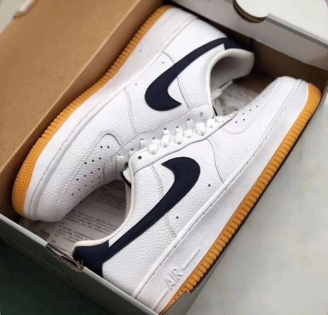 кросcовки nike air force 1,кроссовки мужские,мужской обуви,кроссовки nike air force 1 low бело-коричневые,кроссовки женские мужские