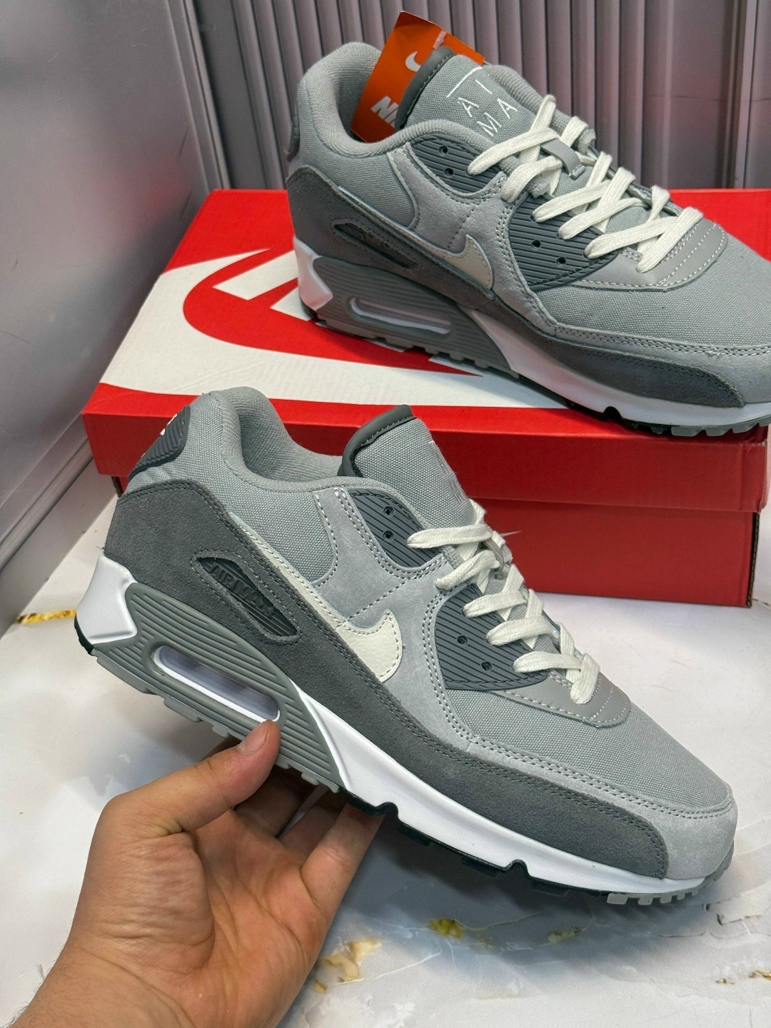 кроссовки nike air max 90,найк аир макс 90 серые,кроссовки,nike air max 90 premium,кроссовки мужские