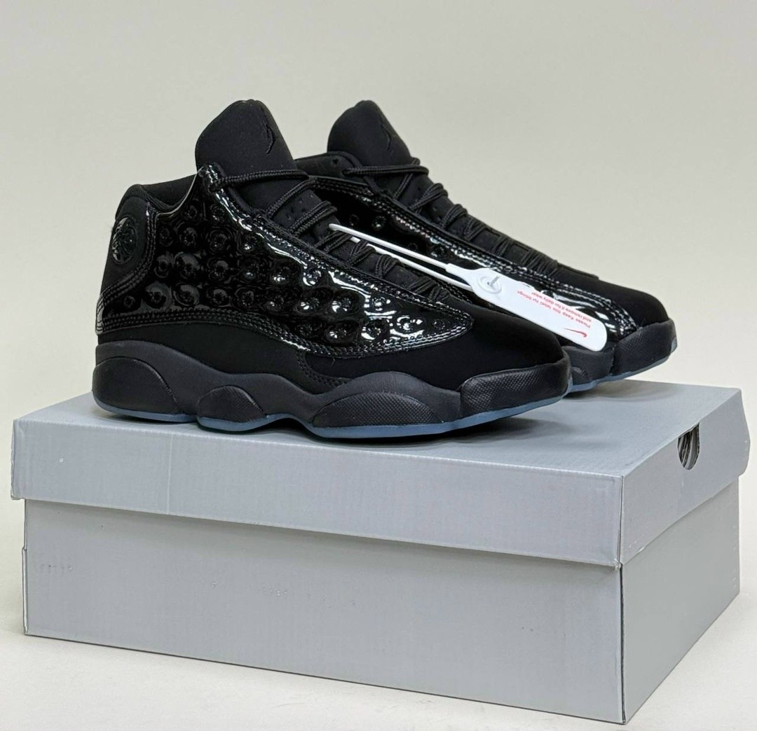 кроссовки nike air jordan 13 retro "black cat",кроссовки nike air jordan 13 retro,nikе air jordan 13 лак мужские кроссовки,кроссовки nike air jordan 13 черные лак,nike air jordan 13 black cat