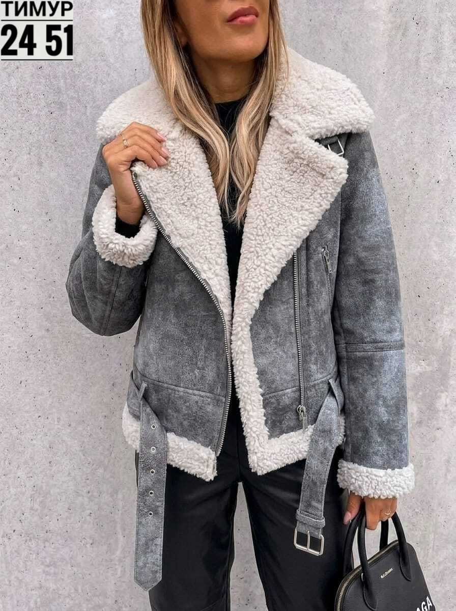 дубленка женская,дубленка женская авиатор,серая дубленка,дубленка,зимняя дубленка