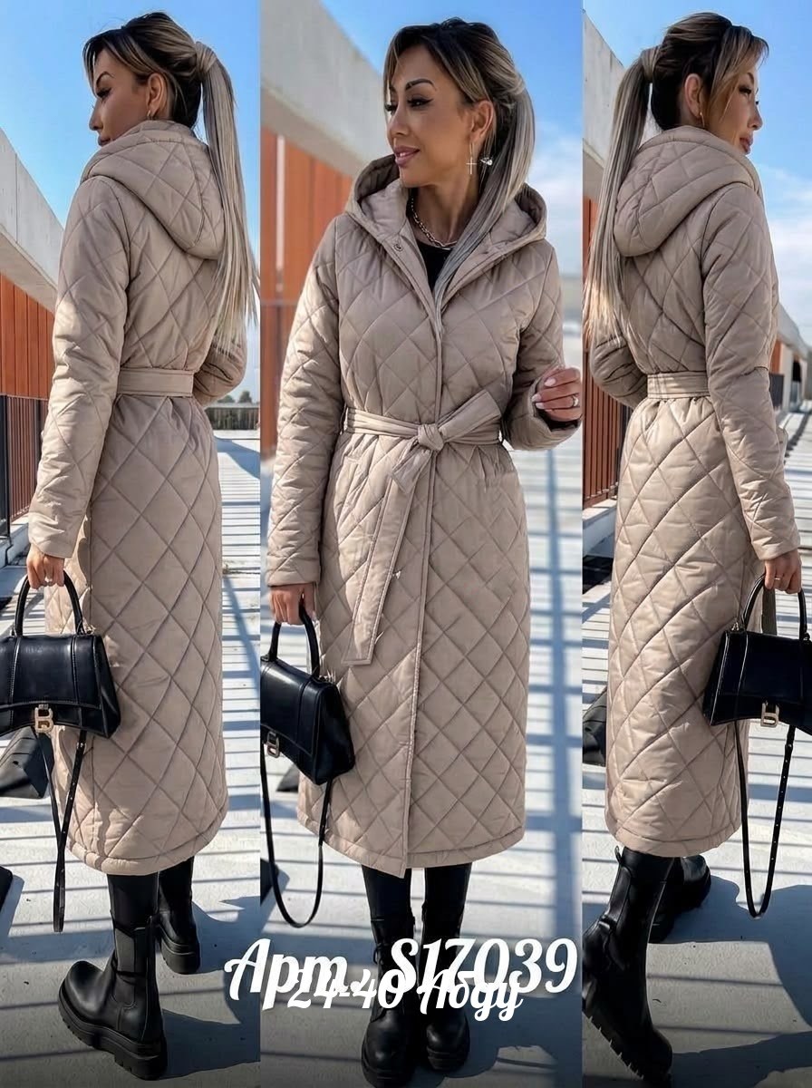 пальто стеганое с капюшоном удлиненное vin_style,пальто стеганое,женское стеганое пальто,пальто на синтепоне,пальто стеганое удлиненное