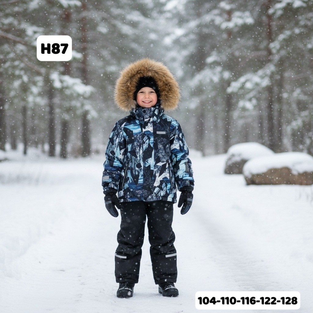 комплект зимний huppa winter 41480030-32248 (серый, голубой, черный),зимний костюм для мальчика,комплект верхней одежды huppa,комплект верхней одежды premont,зимний костюм аврора для мальчика