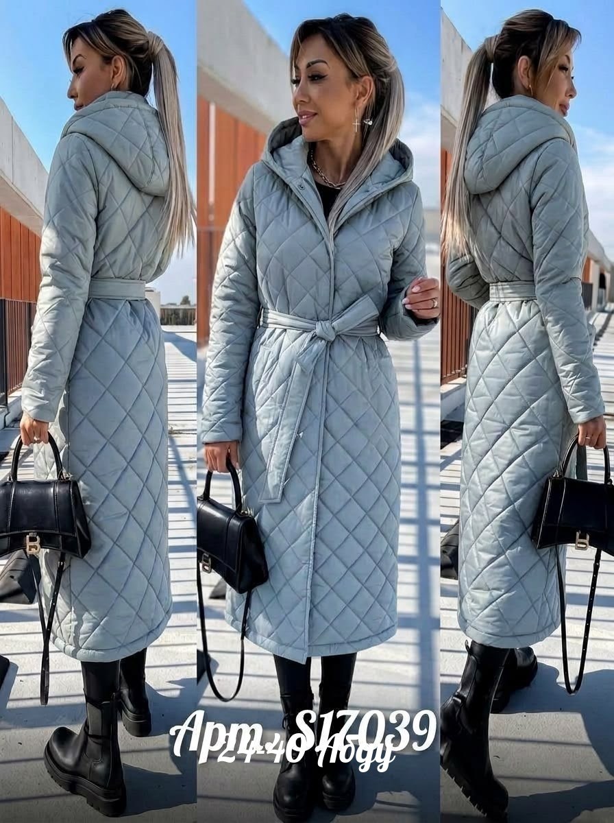 пальто стеганое с капюшоном удлиненное vin_style,пальто стеганое,женское стеганое пальто,пальто на синтепоне,пальто стеганое удлиненное