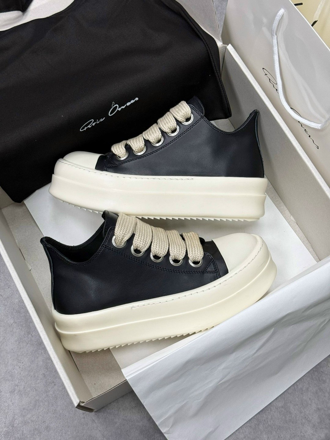 ,кроссовки rick owens,кроссовки женские,повседневная ,низкие кроссовки