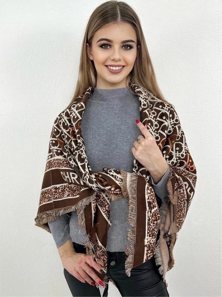 палантин платок,теплый палантин,теплые женские платки,женский теплый палантин,брендовый палантин dior