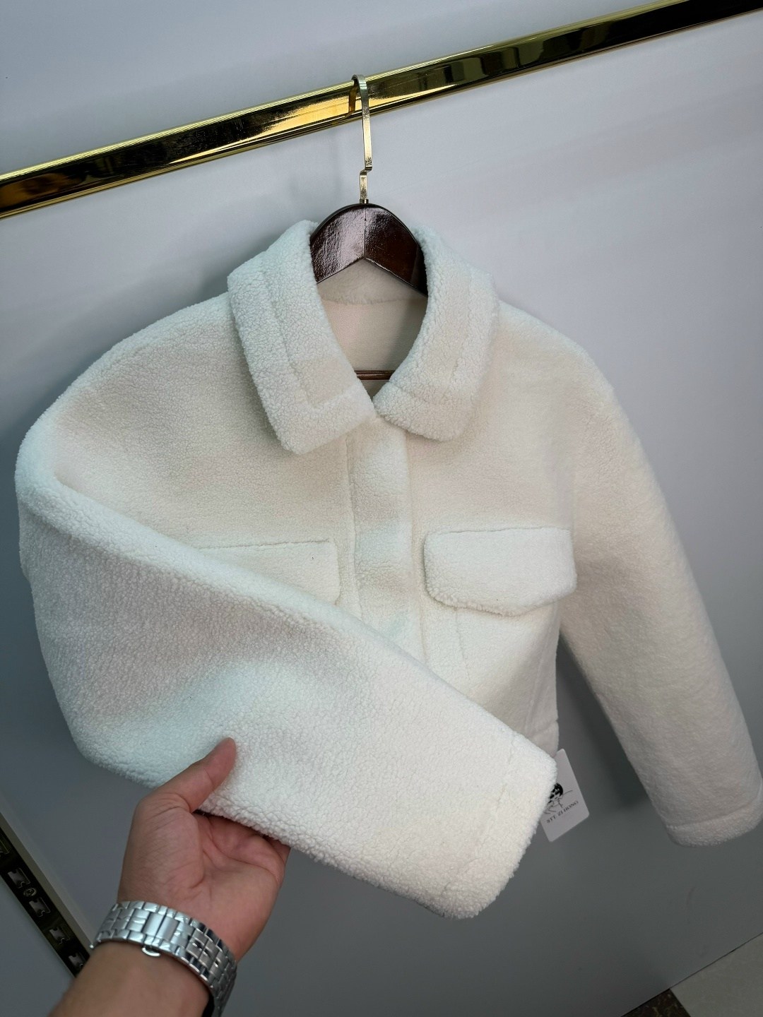 куртка из искусственной овчины zara,жакет теплый,короткая куртки,короткая куртка женская,укороченная куртка