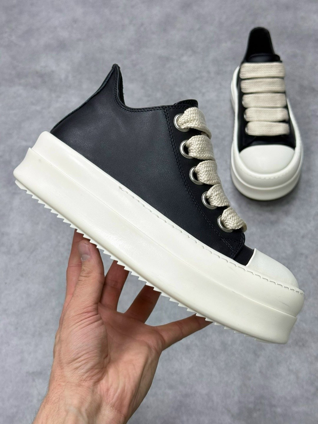 ,кроссовки rick owens,кроссовки женские,повседневная ,низкие кроссовки