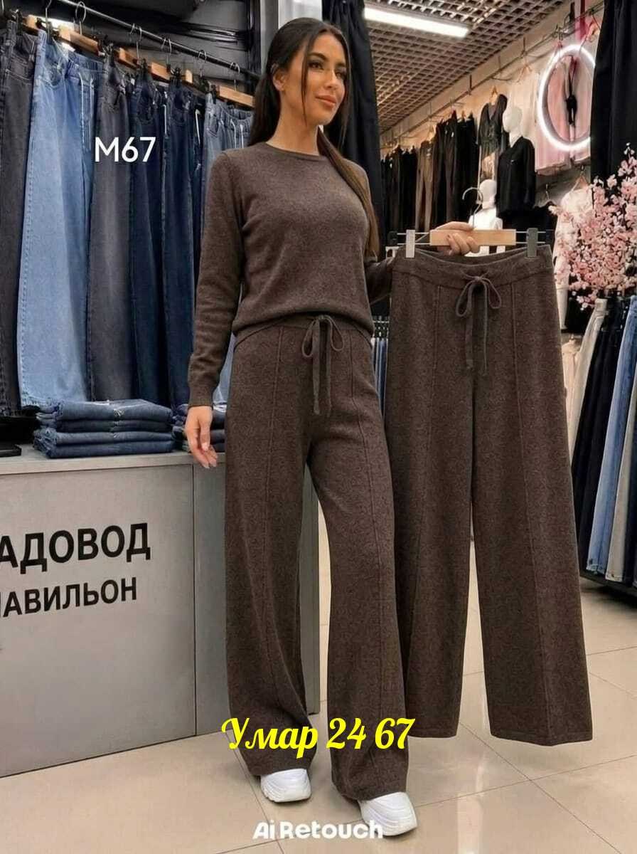 женские штаны,штаны теплые,брюки серые,трикотажные брюки,спортивные брюки палаццо