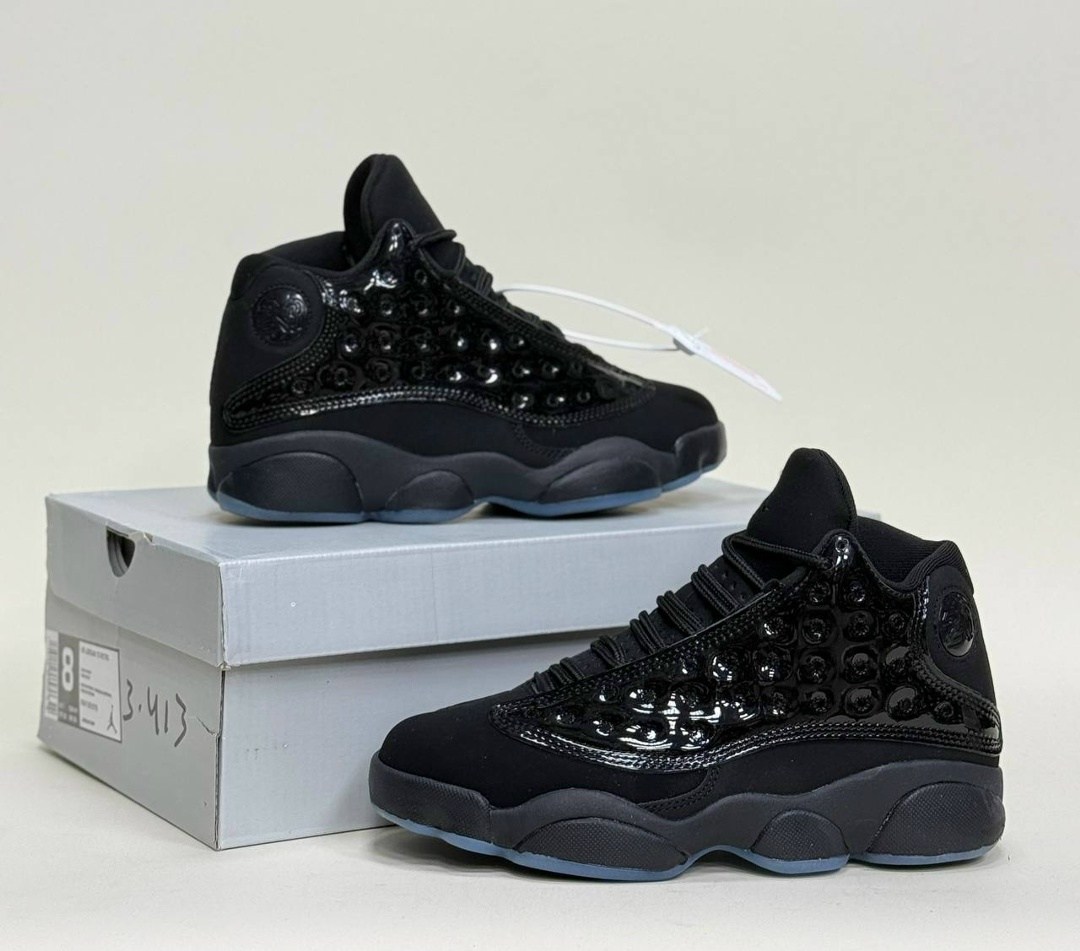 кроссовки nike air jordan 13 retro "black cat",кроссовки nike air jordan 13 retro,nikе air jordan 13 лак мужские кроссовки,кроссовки nike air jordan 13 черные лак,nike air jordan 13 black cat