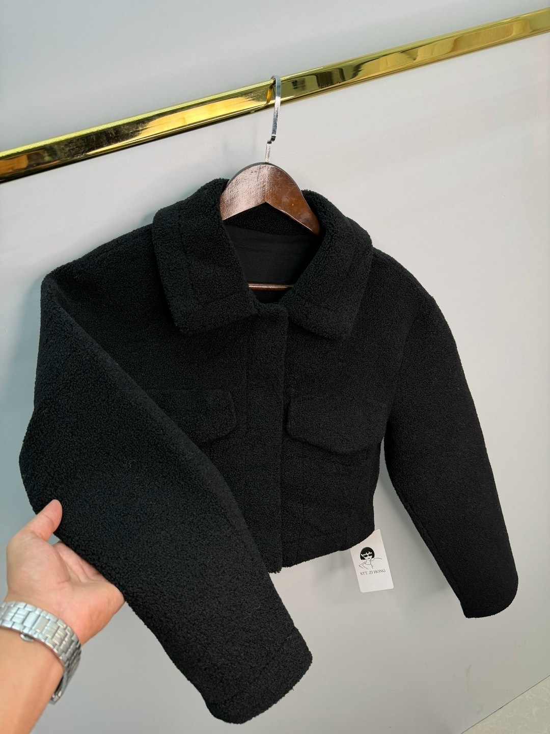 куртка из искусственной овчины zara,жакет теплый,короткая куртки,короткая куртка женская,укороченная куртка