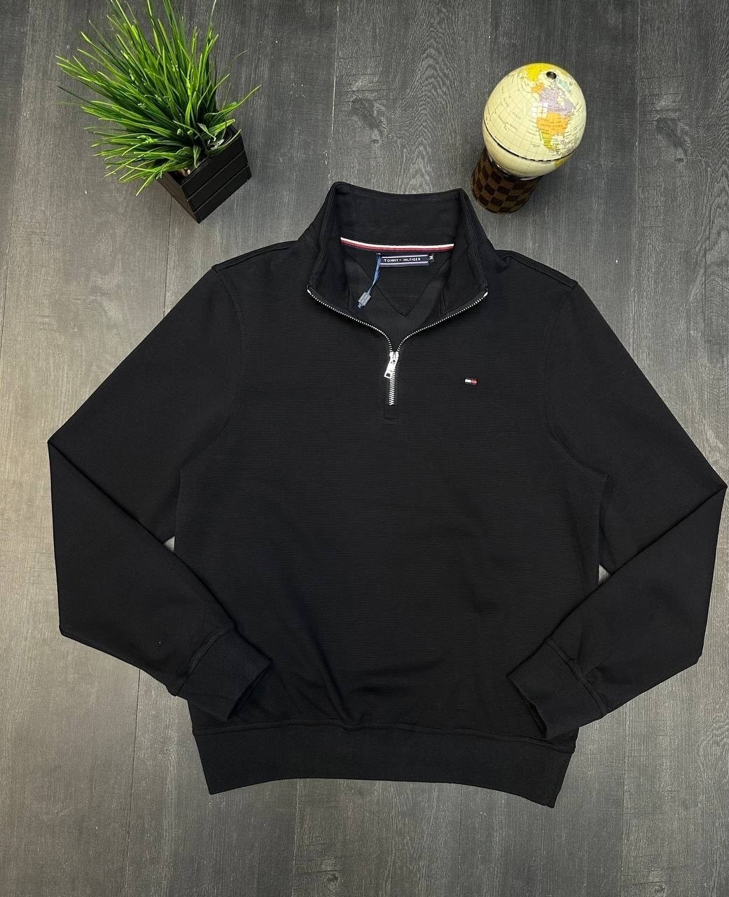 мужская кофта,кофта толстовка,джемпер черный,кофта tommy hilfiger,кофта томми хилфигер