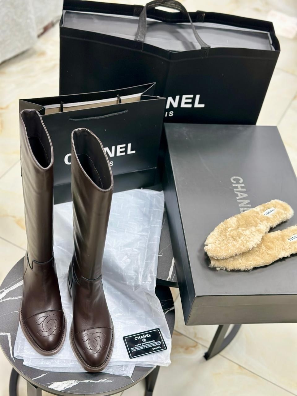 сапоги chanel,сапоги женские chanel,сапоги шанель,сапоги кожаные chanel,женские ботильоны chanel мягкие из кожаного спилка