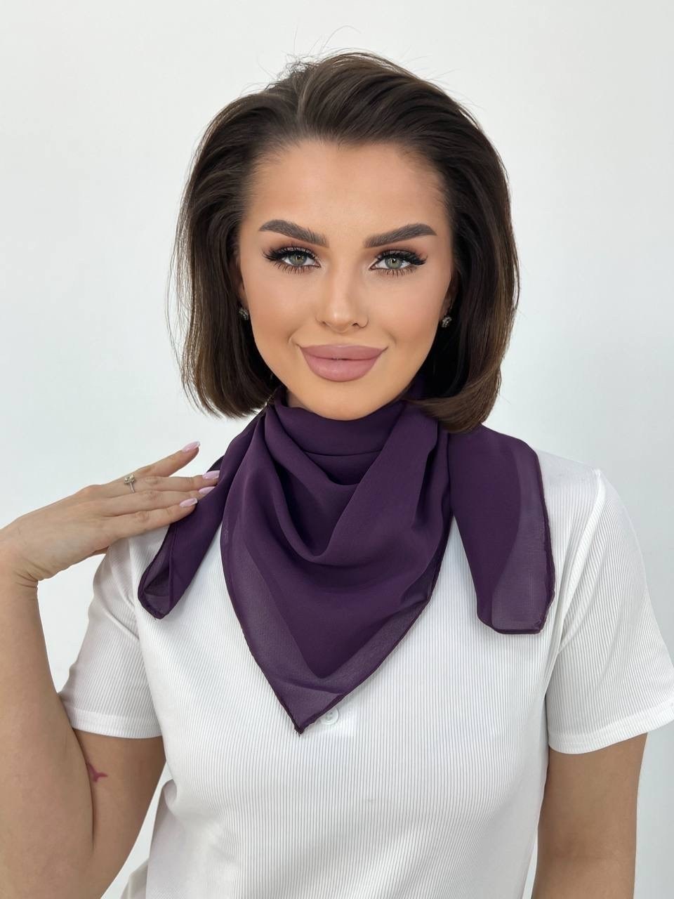 платок косынка ажурная на шею на голову женская,платок косынка на шею,косынка женская на шею,платок шарф накидка церковный,женский платок