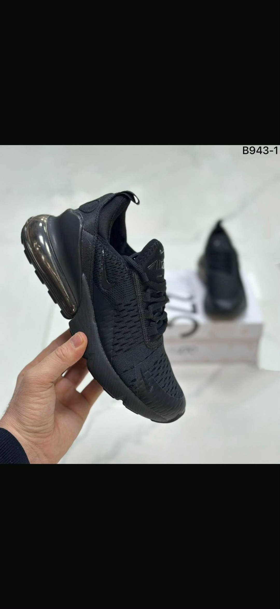 nike air max 270 triple black,кроссовки текстиль,кроссовки,кроссовки nike air max 270,мужские кроссовки nike air max 270