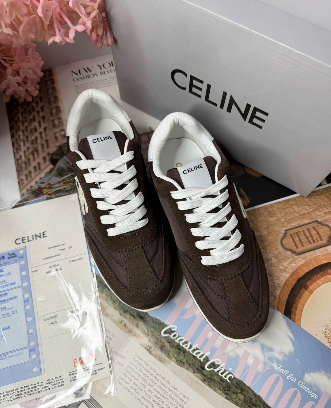 ,кроссовки женскиe,кроссовки celine,спортивная ,модные кроссовки