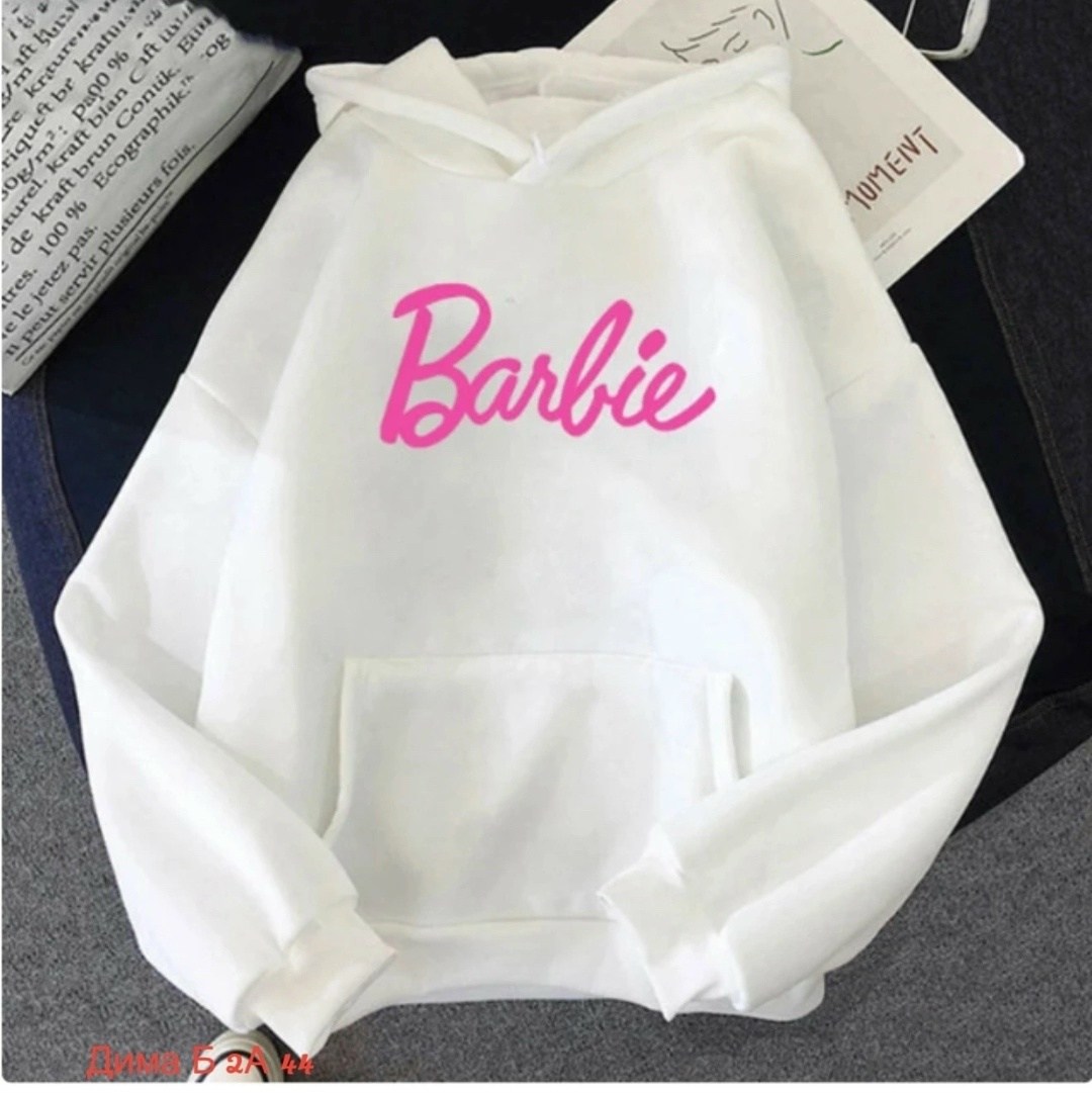 толстовка барби,худи оверсайз barbie,худи барби,свитшот толстовка,женская толстовка
