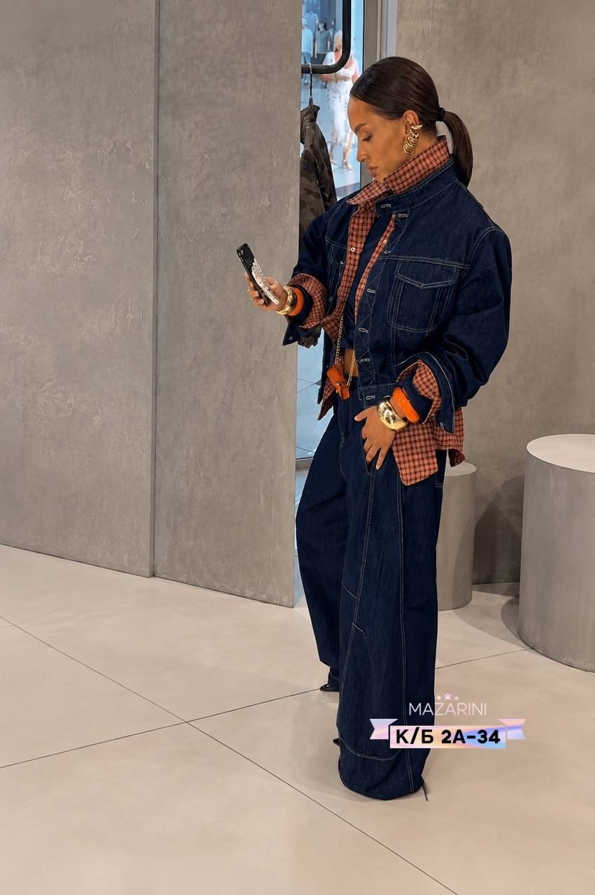 широкие джинсы,джинсовая куртка,джинсовый костюм,denim jacket
