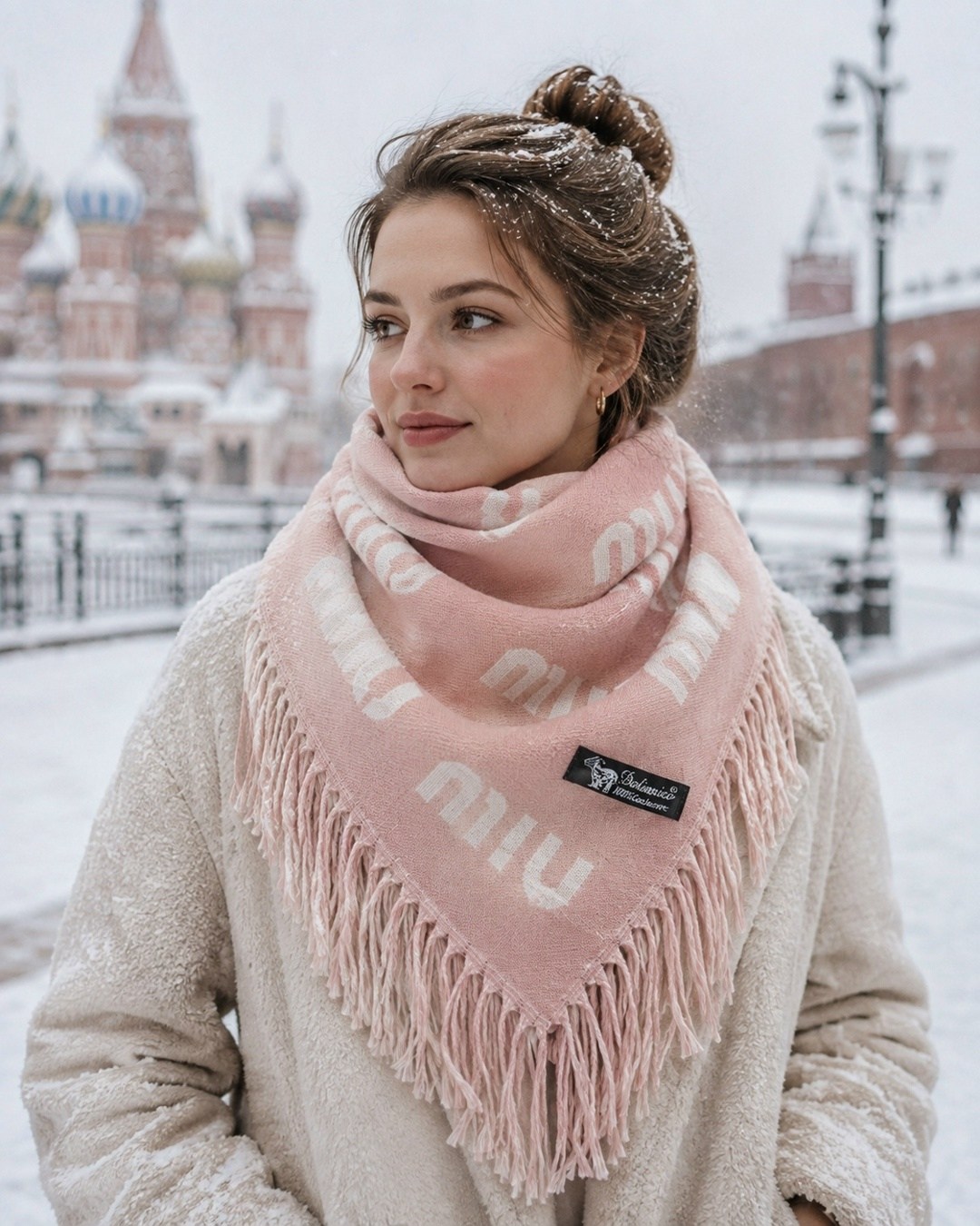 женщин,девушка,красивая девушка,девушки в стиле,зимний шарф