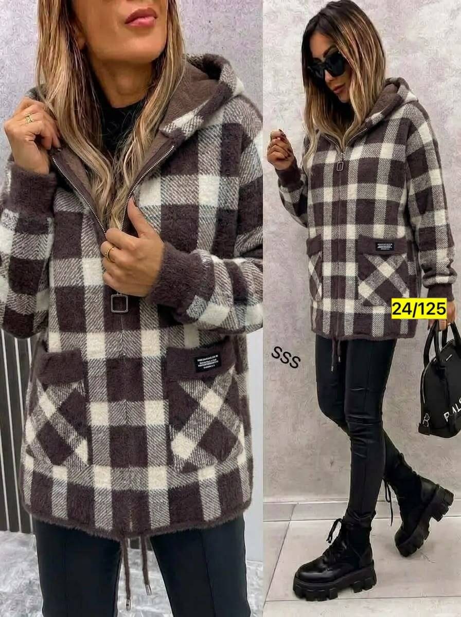 рубашка оверсайз теплая в клетку удлиненная amy store,женская кофта,рубашка в клетку с капюшоном,рубашка теплая,теплая рубашка с капюшоном