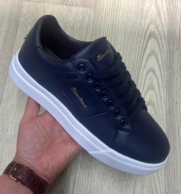 ,кроссовки santoni,кожаные кеды santoni,кеды мужские,мужской кроссовки
