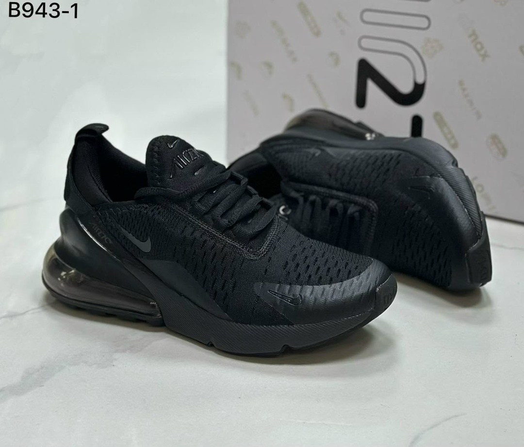 nike air max 270 triple black,кроссовки текстиль,кроссовки,кроссовки nike air max 270,мужские кроссовки nike air max 270