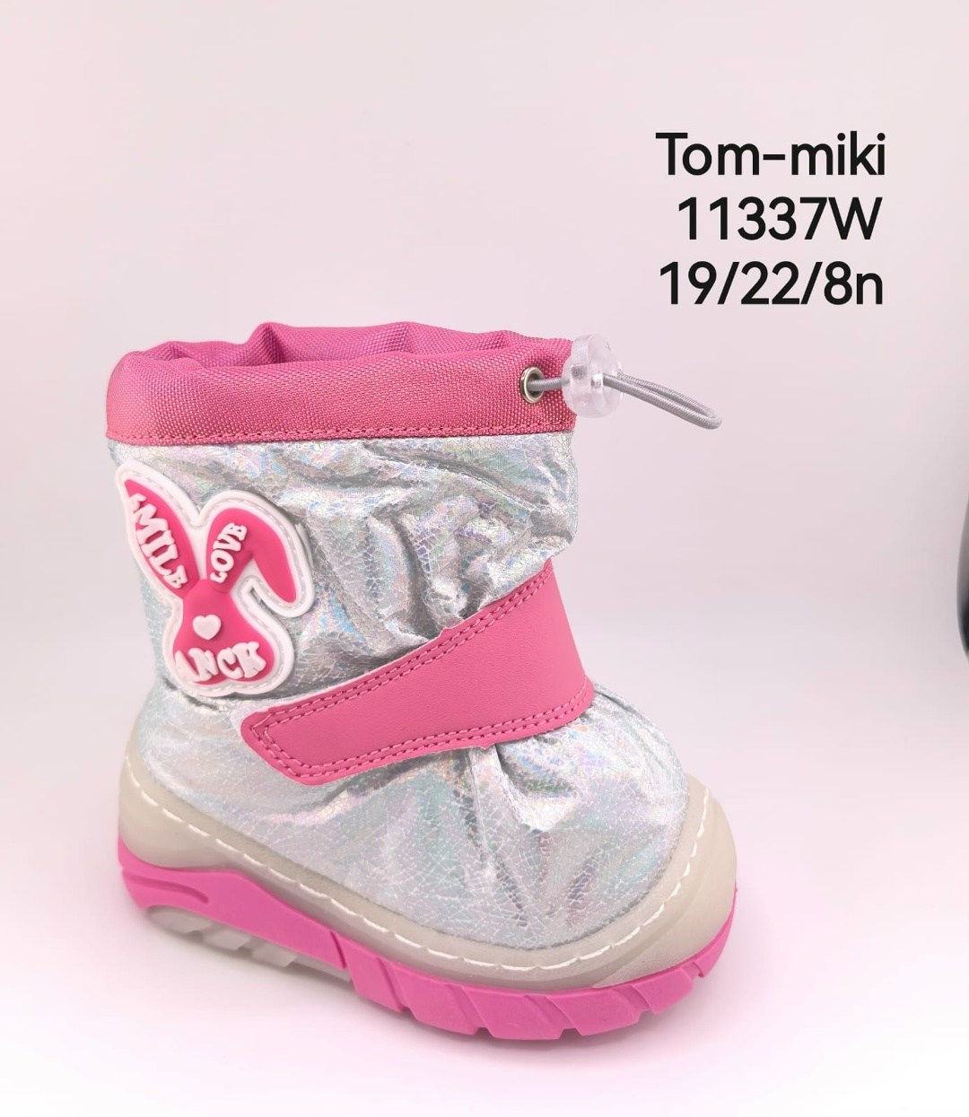 tom miki сапоги зимние детские,tom.m дутики tom.m. b-1732-c,детские ботинки,дутики tom&miki,дутики девочки tom&miki розовый зима молния r (средняя)