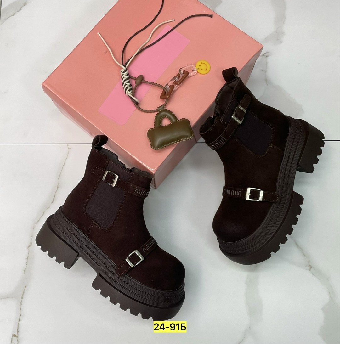 женские ботинки,,ботинки miu miu, женская,женские зимние ботинки