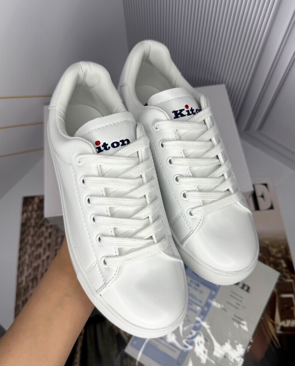 ,белые кеды,кроссовки kiton,кожаные кроссовки kiton,кеды белые женские