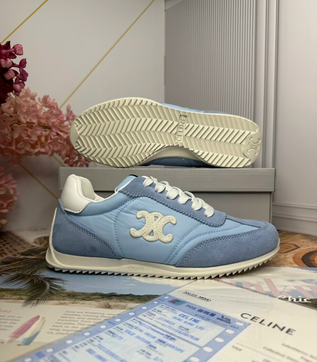 ,кроссовки женскиe,кроссовки celine,спортивная ,модные кроссовки