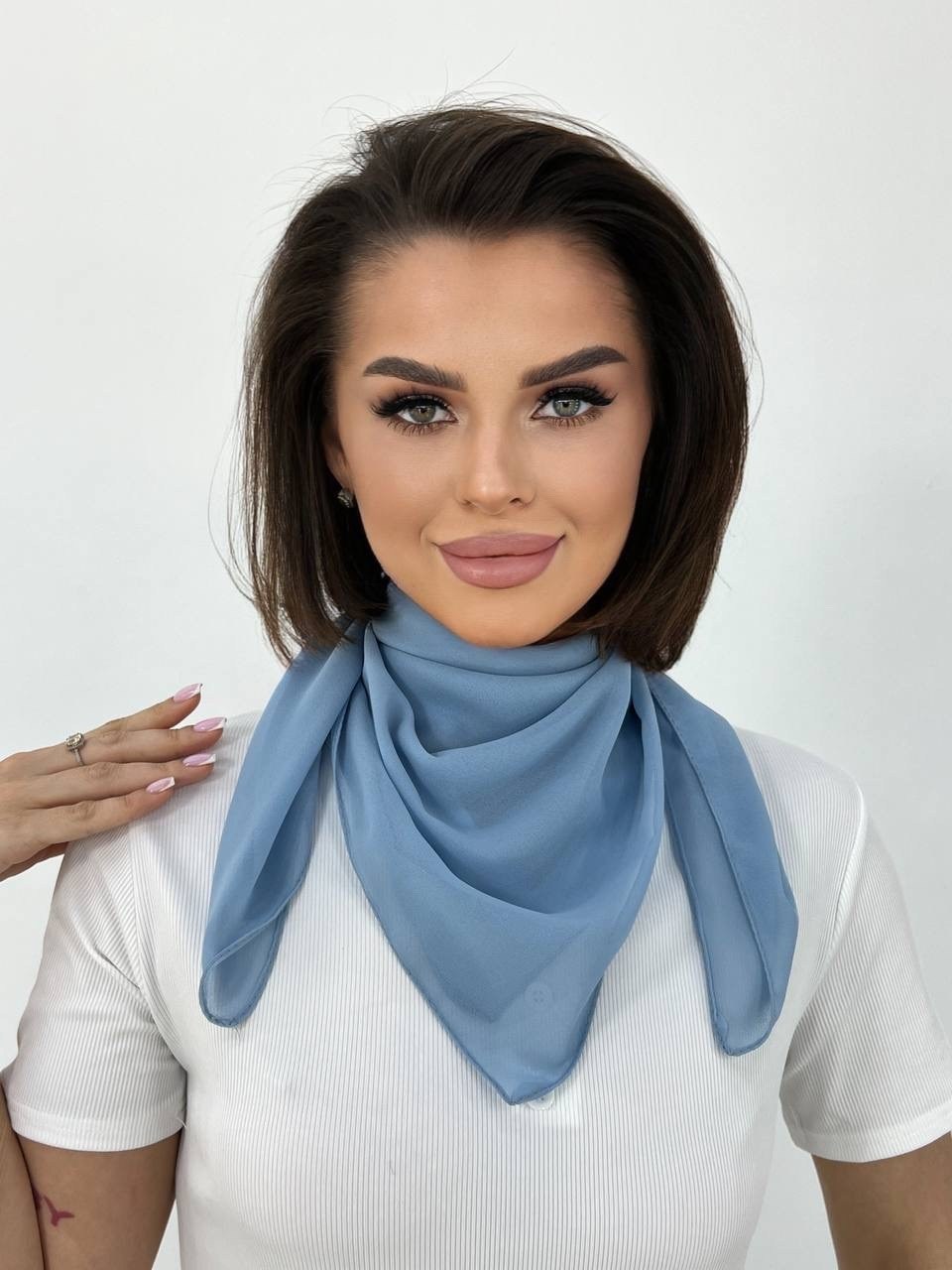 платок косынка ажурная на шею на голову женская,платок косынка на шею,косынка женская на шею,платок шарф накидка церковный,женский платок