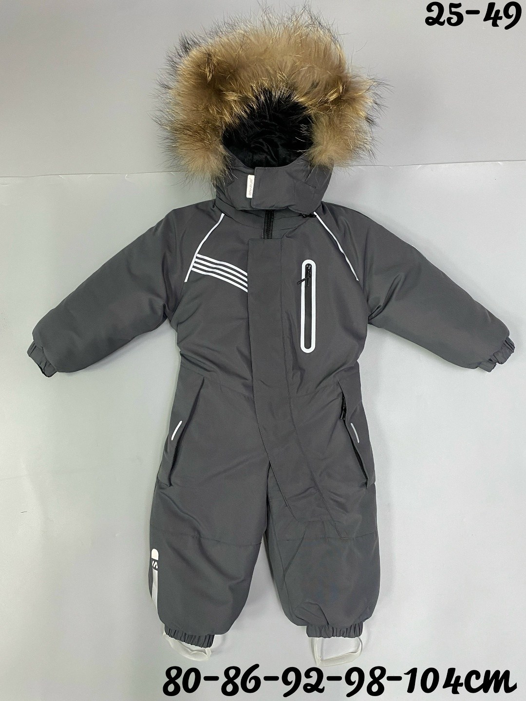 черный зимний комбинезон на мальчика kzm-009-5,зимний комбинезон pogo kids,детский зимний комбинезон,зимний комбинезон для мальчика 74 80 86,комбинезон зимний
