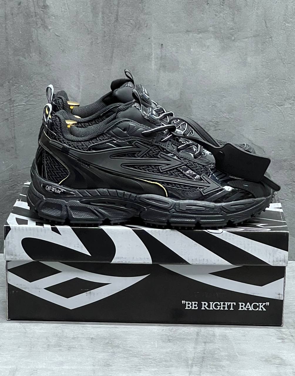 кроссовки off-white "be right back",кроссовки off white be right back triple black,кроссовки off white be right,кроссовки off-white be right back black,мужские кроссовки