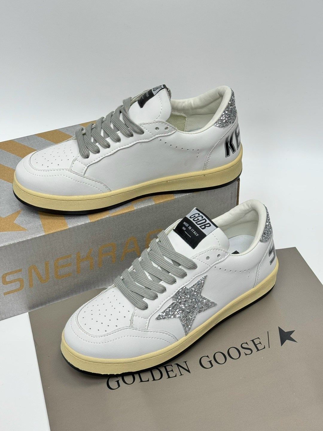 кроссовки golden goose,кроссовки golden goose ball star,кроссовки golden goose женские,кроссовки golden goose wmns ballstar milk gold кремовый,низкие кожаные кроссовки ballstar 12164 golden goose муль