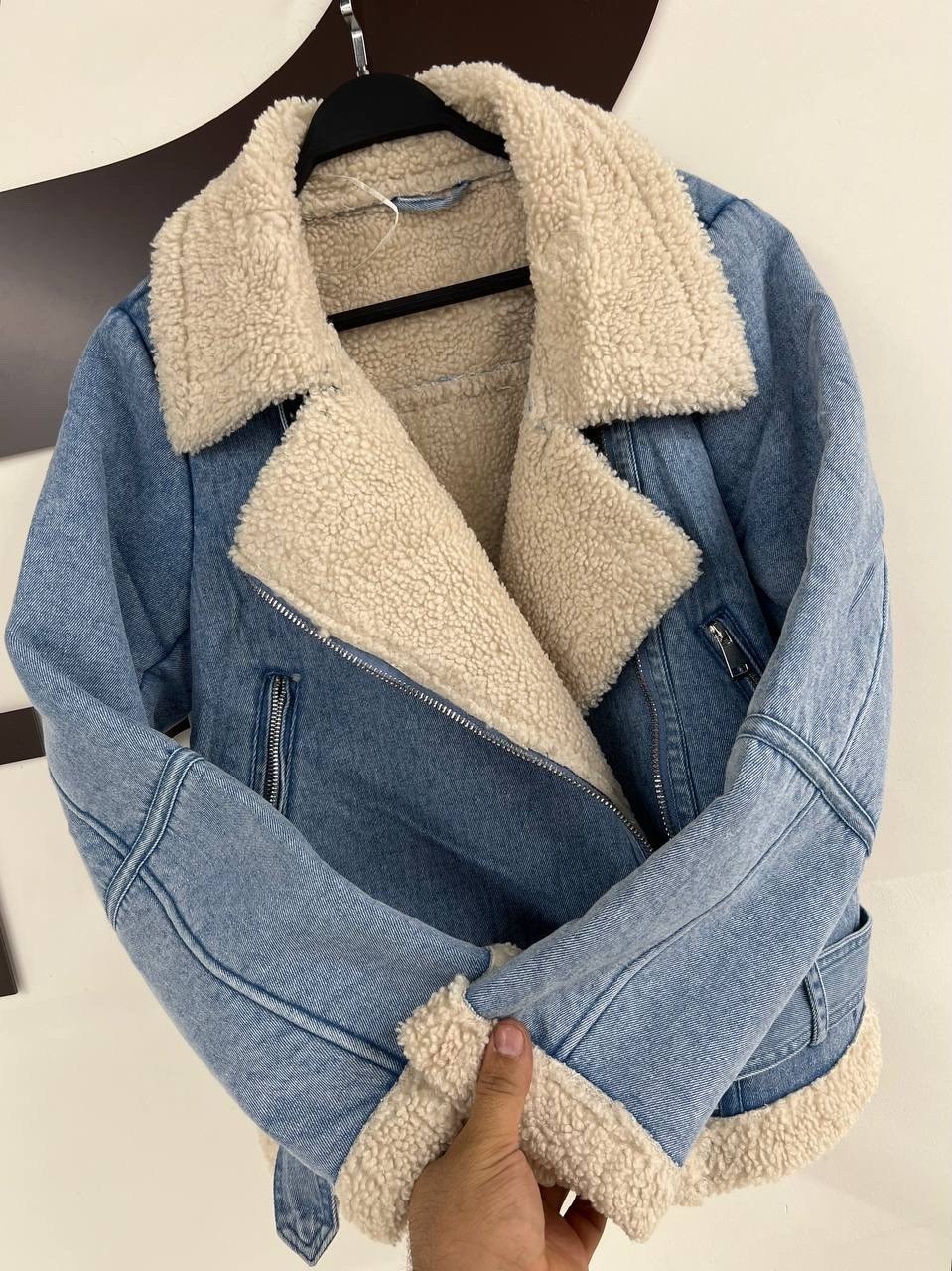 дубленка джинсовая,куртка джинсовая утеплённая konessstyle,дубленка женская джинсовая осень короткая авиатор модная matvienko,женская джинсовая куртка с меховой подкладкой,джинсовая куртка с мехом из