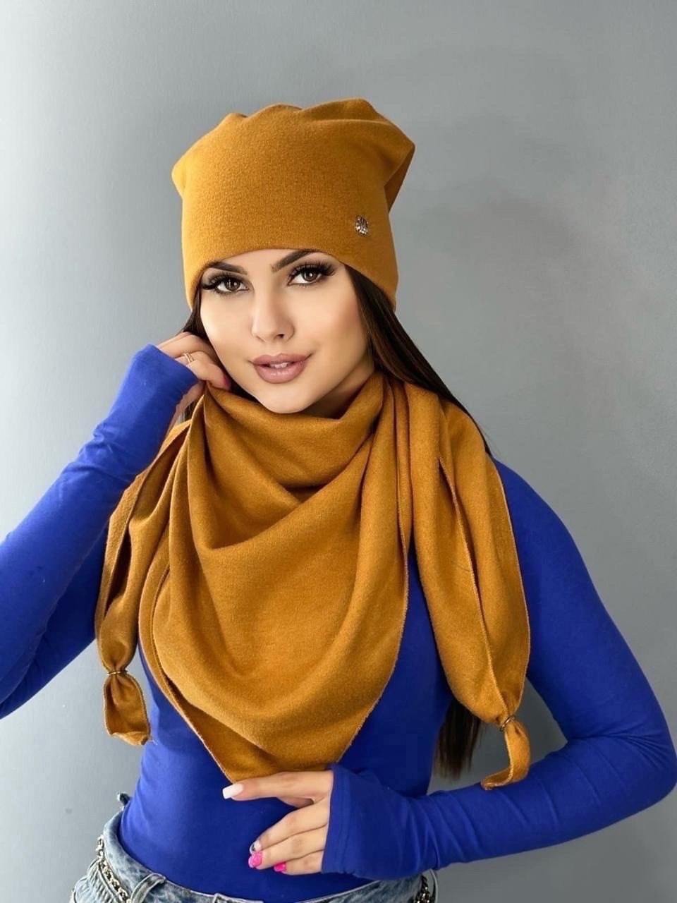 комплект шапка снуд,шапка платок,шапка снуд,комплект шапка женская и снуд,женский комплект шапка