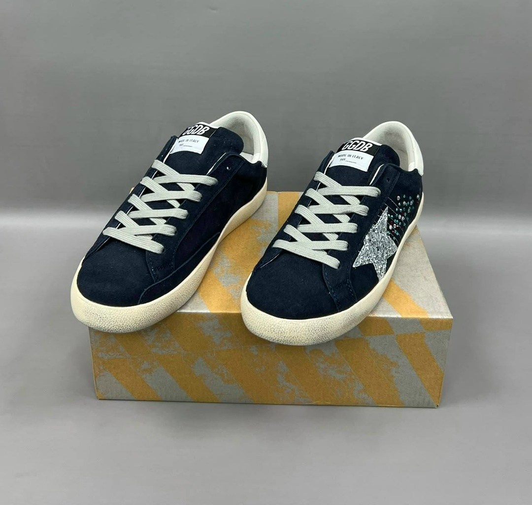 кроссовки golden goose,,кеды golden goose,кеды super-star с блестками golden goose черный,кроссовки golden goose ball star