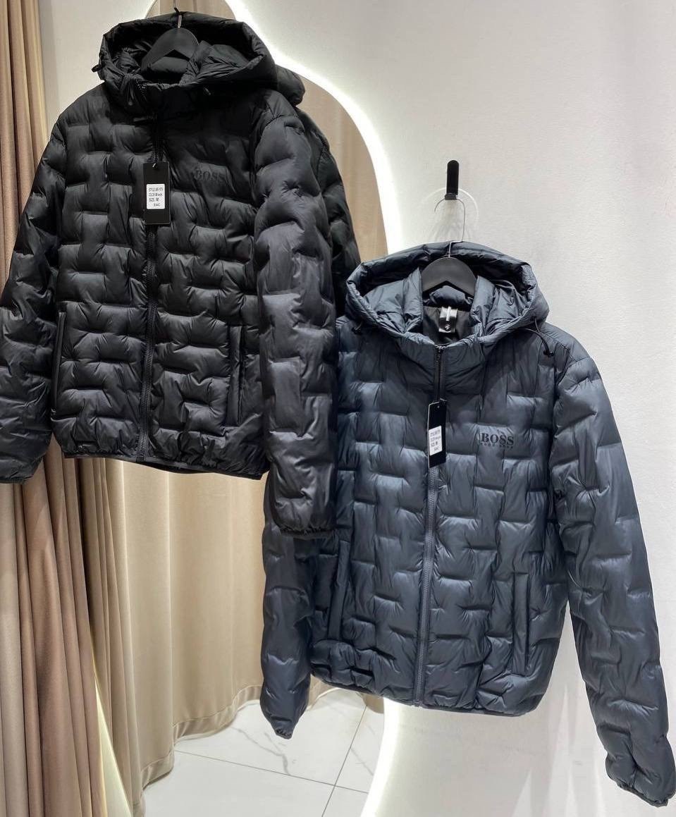 куртка зимняя мужская hugo boss черная,куртка,мужская куртк,демисезонная куртка,мужская куртка ветровка hugo boss
