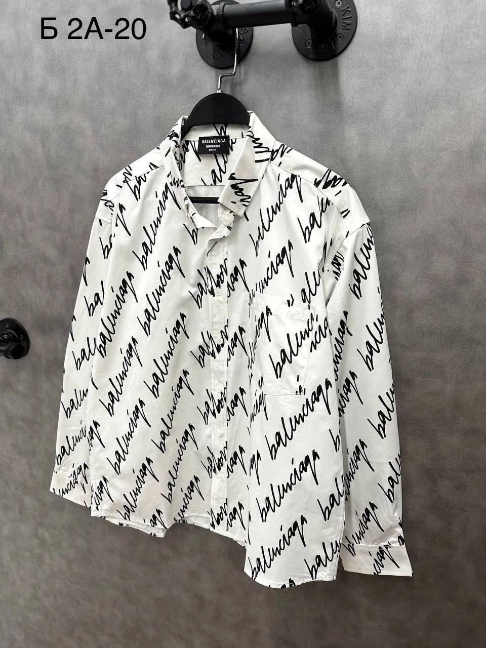 рубашка баленсиага мужская,рубашка с логотипом balenciaga,рубашка с логотипом,рубашка мужская белая,рубашка стильная
