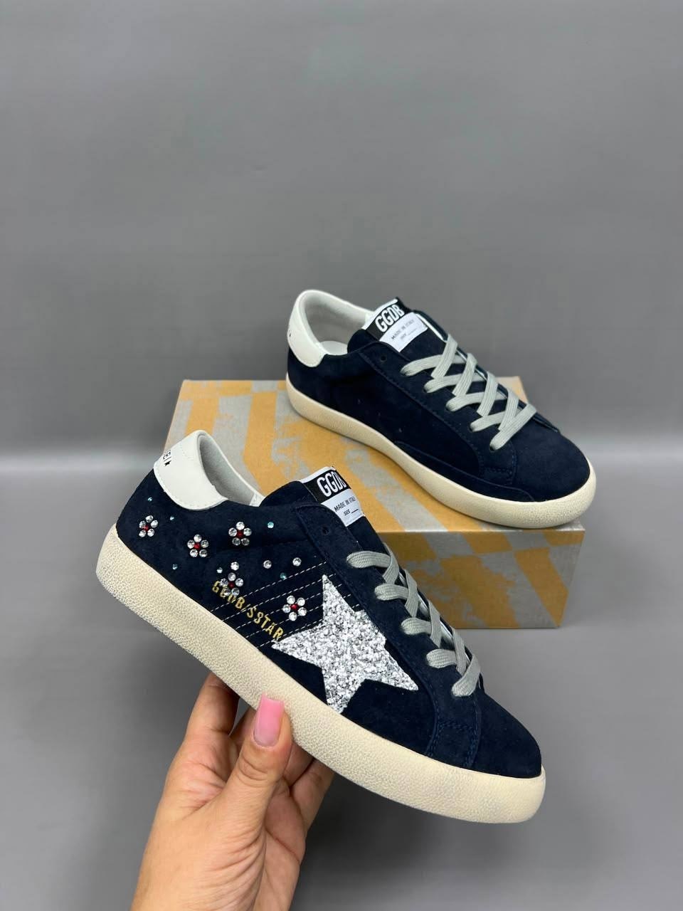 кроссовки golden goose,,кеды golden goose,кеды super-star с блестками golden goose черный,кроссовки golden goose ball star