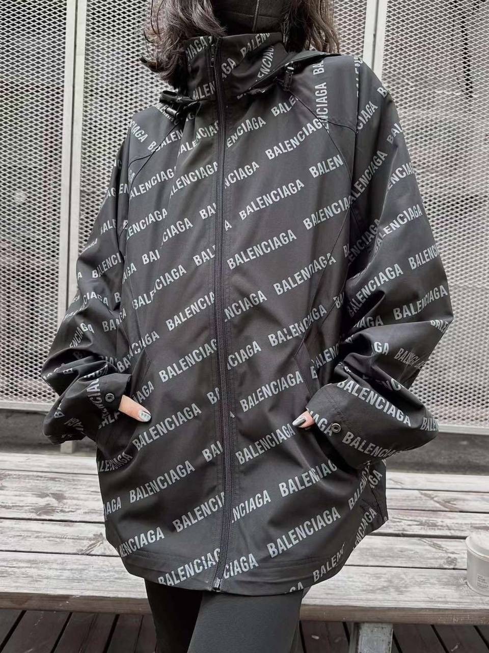 комплект верхней одежды balenciaga,баленсиага кристобаль,balenciaga windbreaker,уличная куртка