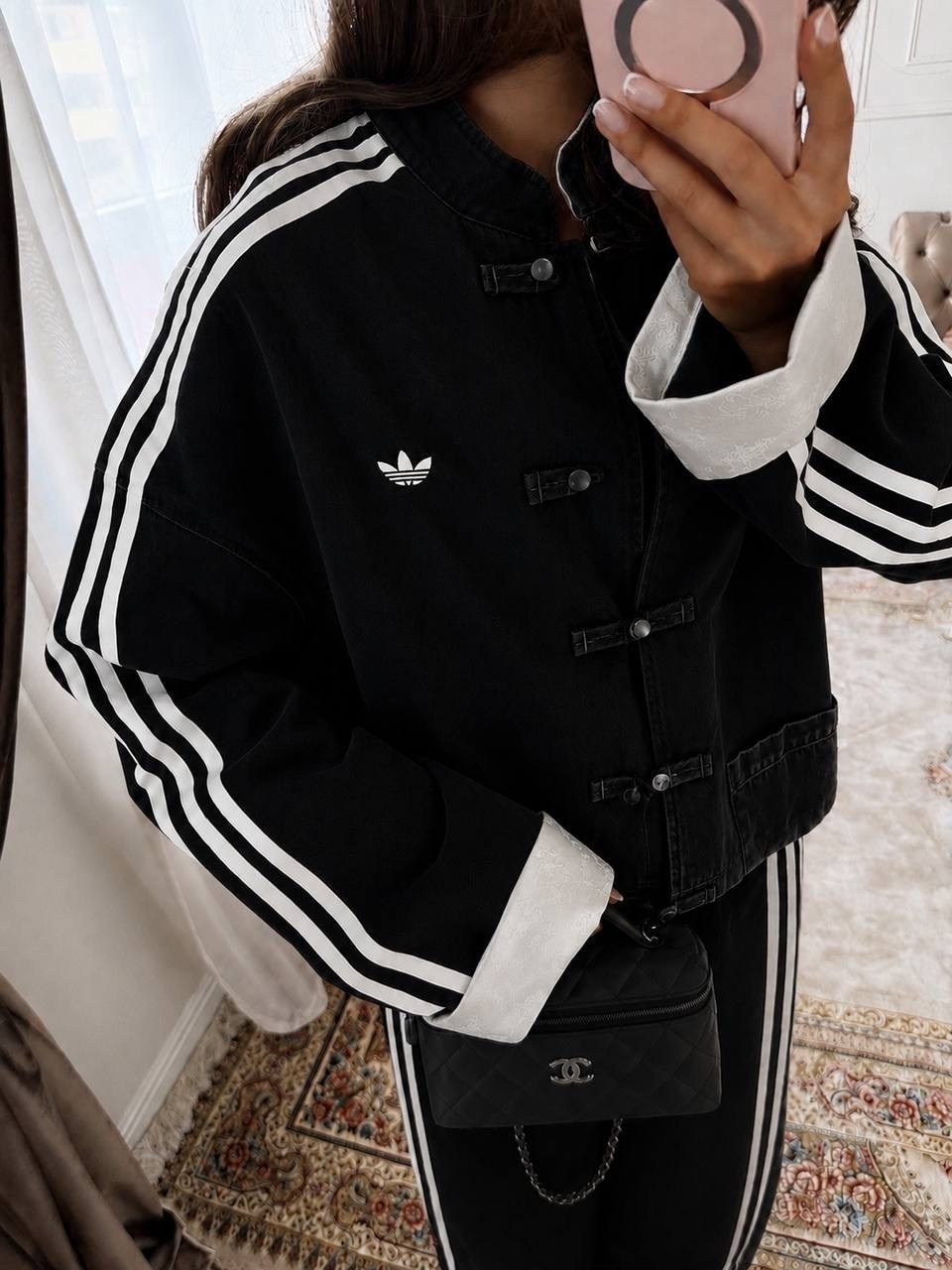 женский костюм,спортивные костюм,adidas denim tracksuit,спортивный стиль