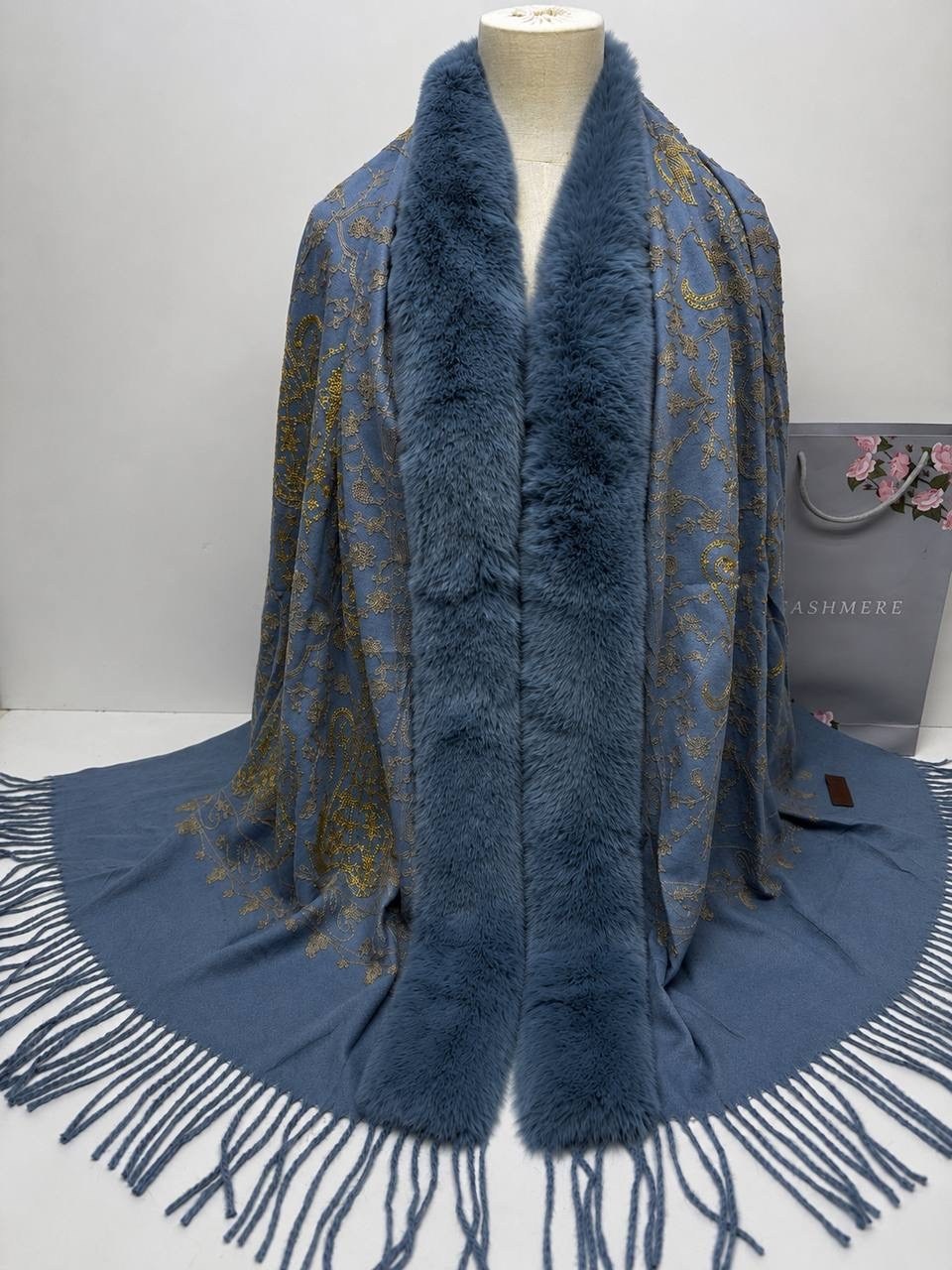 палантин cashmere двухсторонний,палантин теплый,палантин женские,теплые шарфы,палантин кашемир