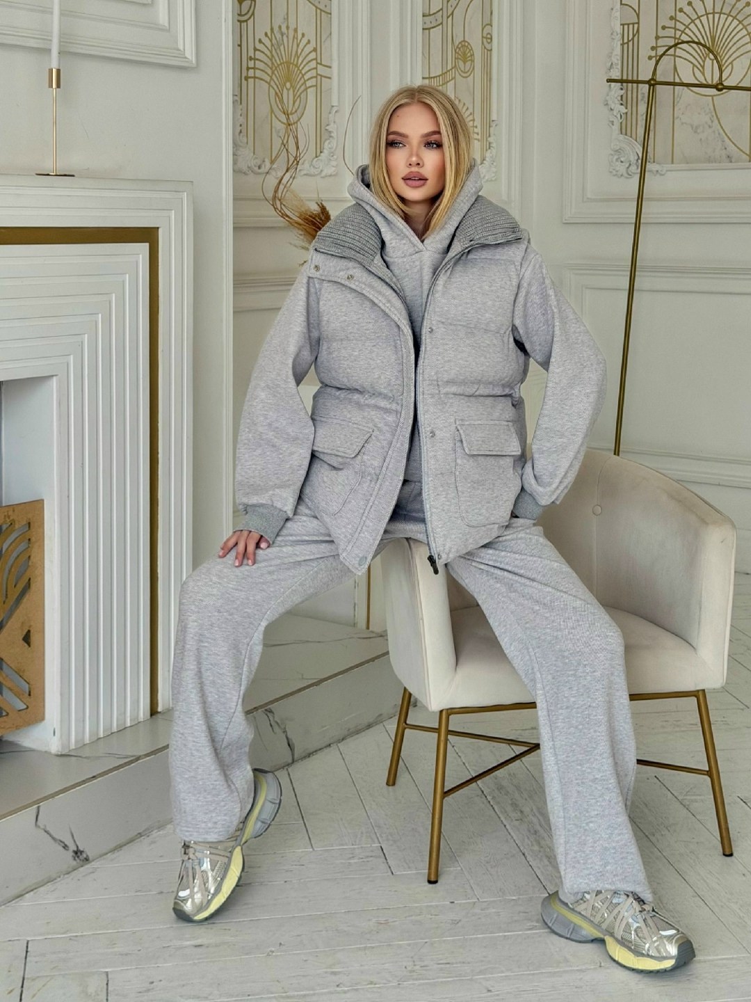 женский серый костюм тройка miu miu,miu miu женский серый костюм тройка premium,костюм тройка женский,костюм тройка,cпортивный костюм женский теплый