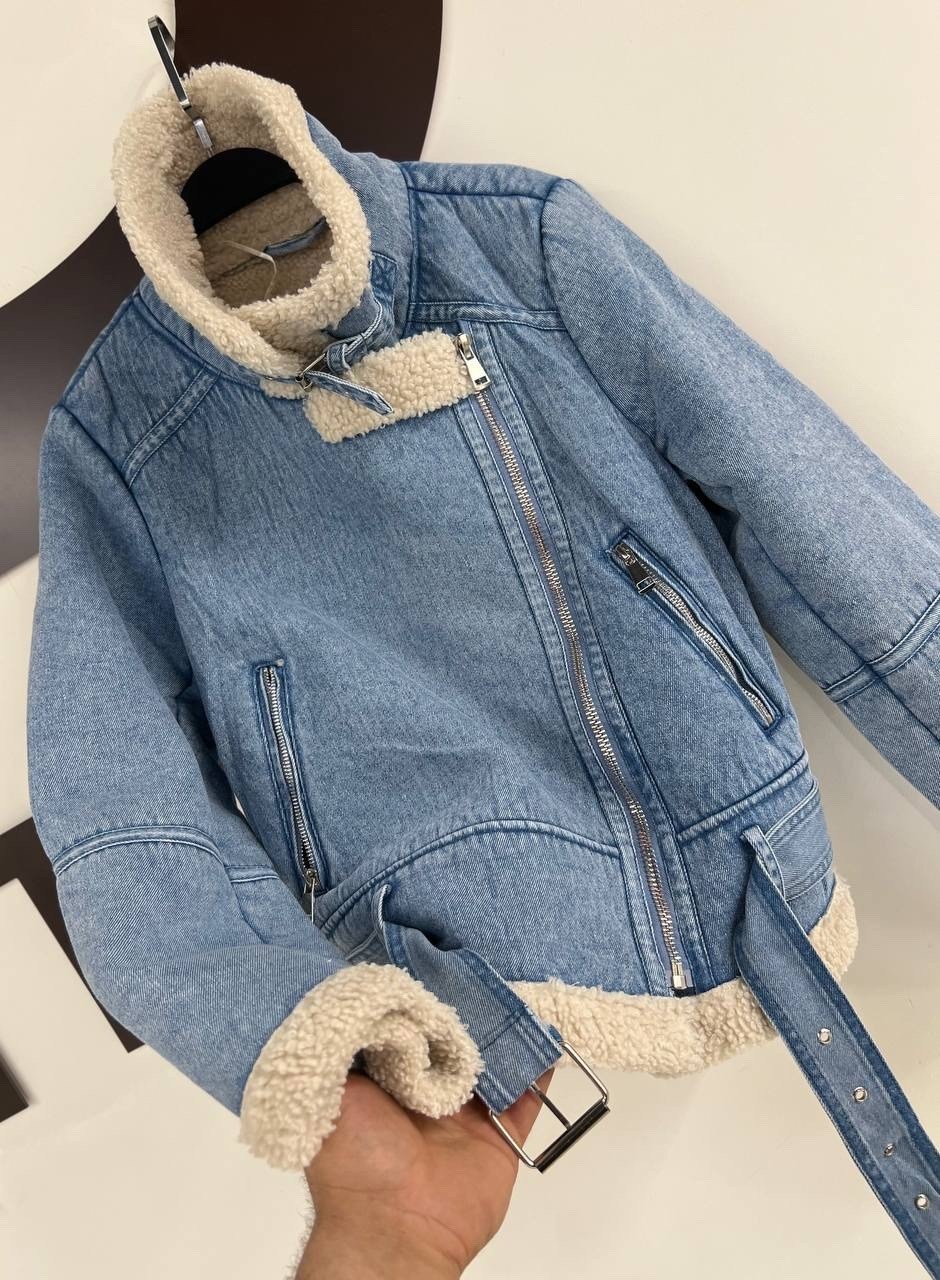дубленка джинсовая,куртка джинсовая утеплённая konessstyle,дубленка женская джинсовая осень короткая авиатор модная matvienko,женская джинсовая куртка с меховой подкладкой,джинсовая куртка с мехом из