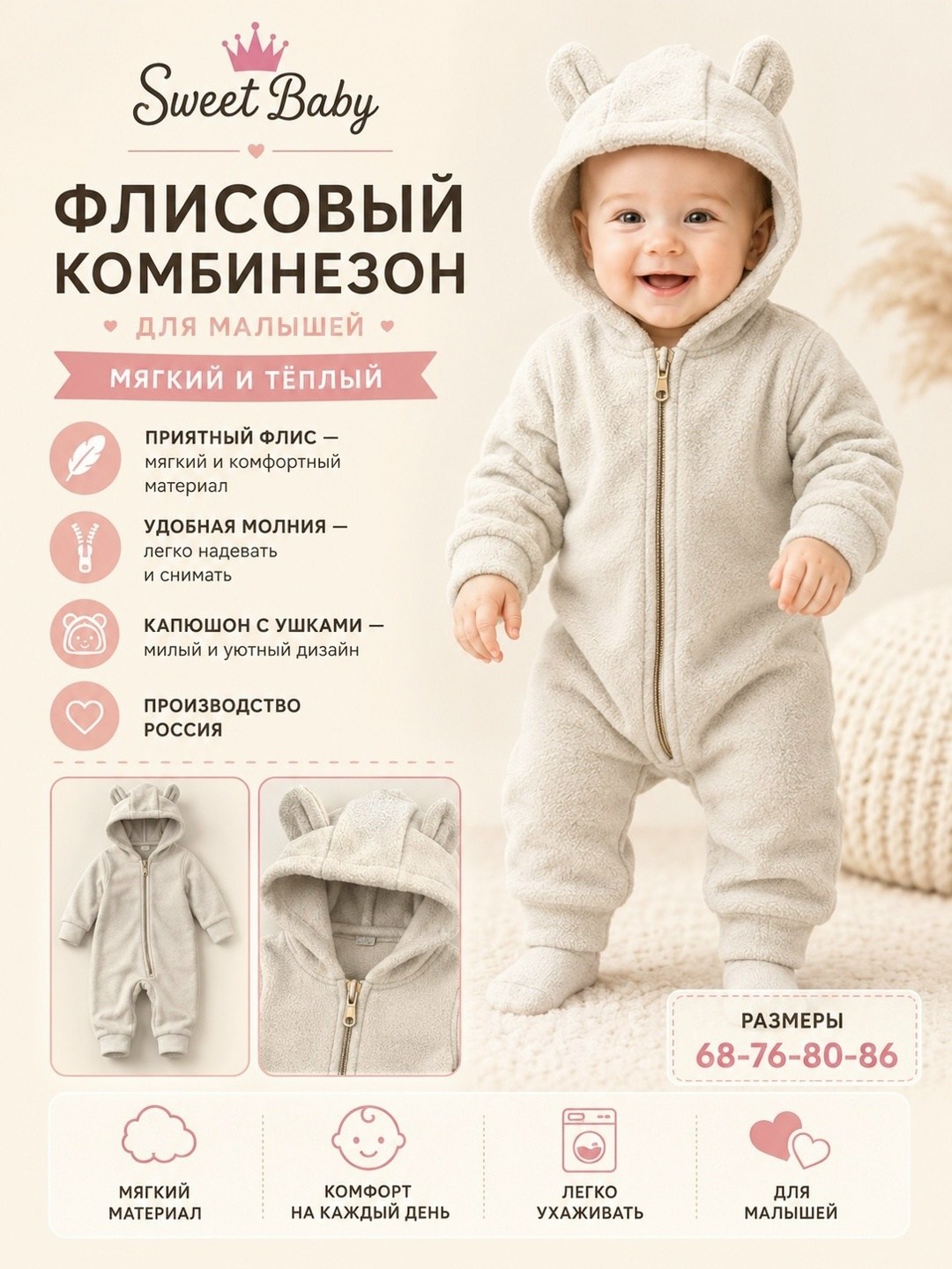 комбинезон утепленный bubu baby для малышей,теплый комбинезон для малыша,теплый комбинезон для новорожденных,комбинезон для новорожденного теплый,комбинезон для новорожденного малыша