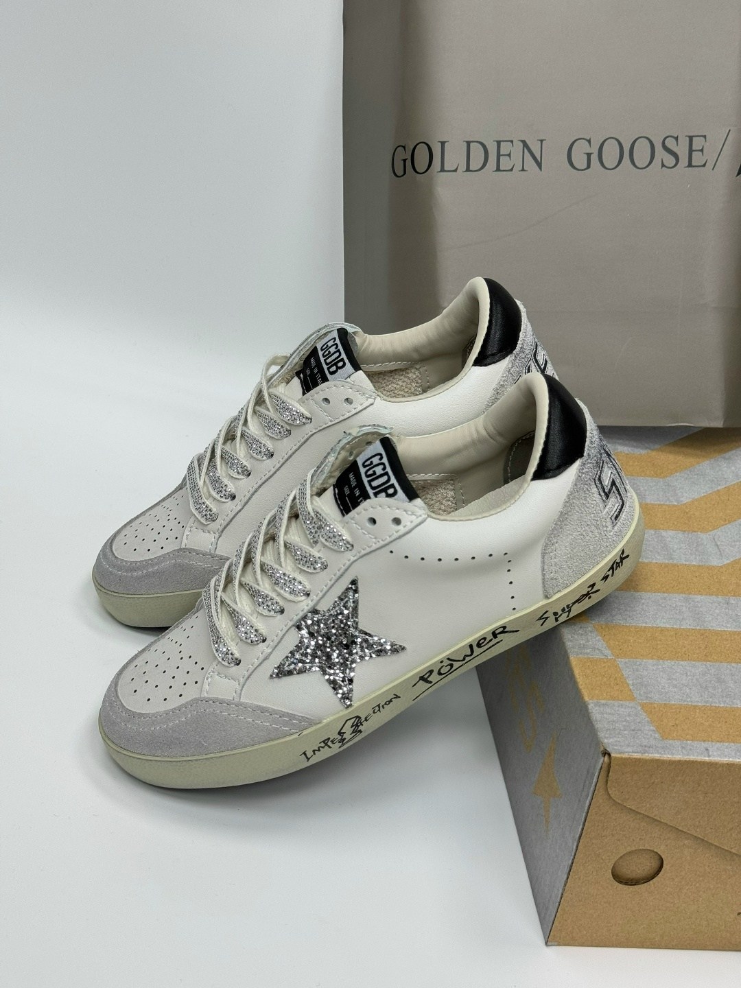 golden goose кеды hi star на платформе черный,,кеды golden goose, женская,golden goose кеды super-star черный
