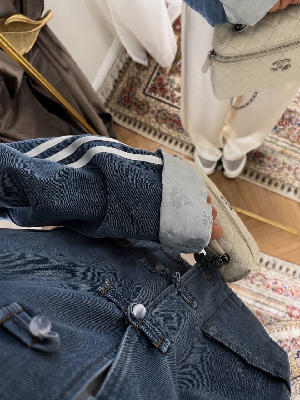 женский костюм,спортивные костюм,adidas denim tracksuit,спортивный стиль