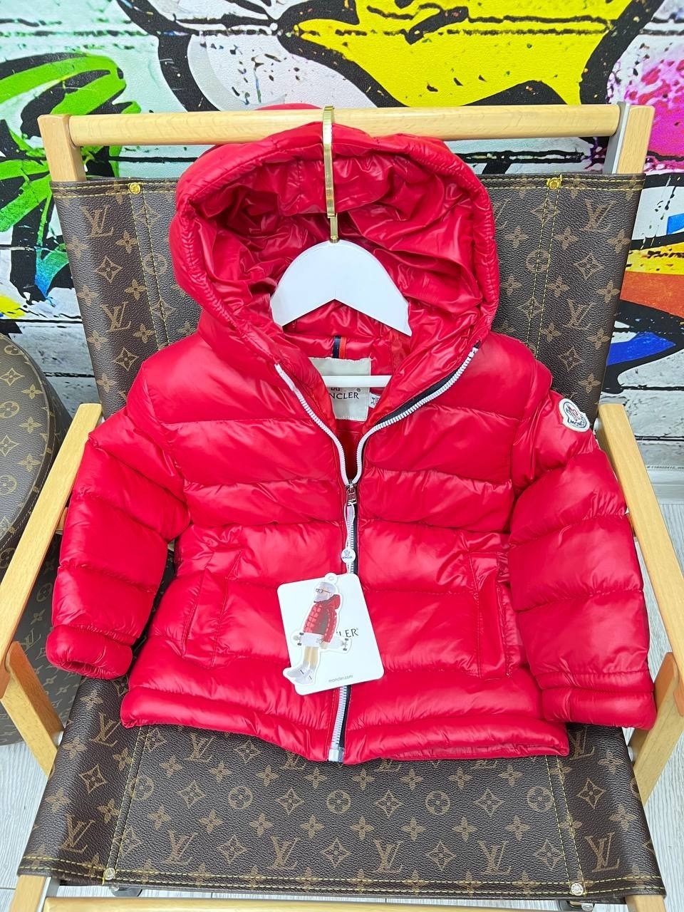 куртка монклер детская,пуховик new maya moncler enfant красный,куртка moncler,куртка монклер,moncler enfant